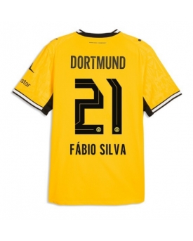 Borussia Dortmund Fabio Silva #21 Maglia Gara Casa Repliche 2026-27 Maniche Corte